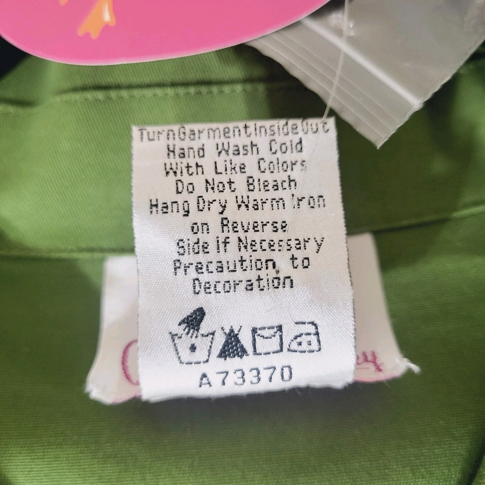 QUACKER FACTORY Plus 3X NWT Green Rhinestone Embellished Stretch Cotton Jacket - Picture 6 of 11